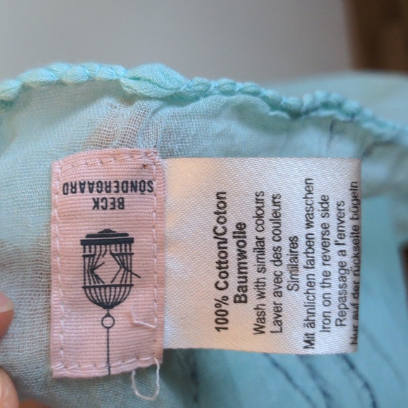 Beck Sondergaard Sheer Palm Tree Scarf - Picture 4 of 6